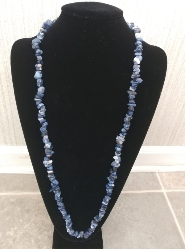 Sodalite Chip Necklace - Image 2