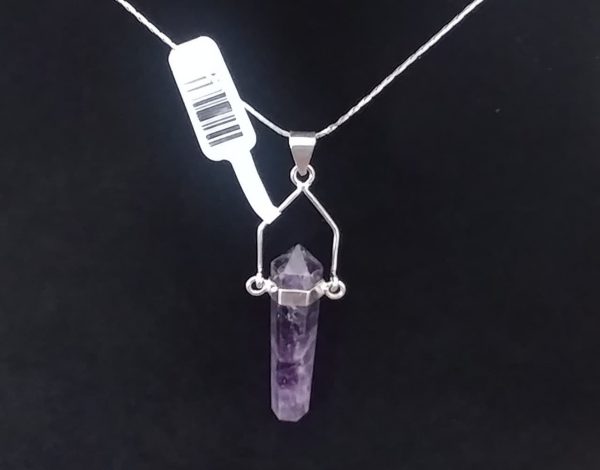 Amethyst Crystal Point Pendant #1