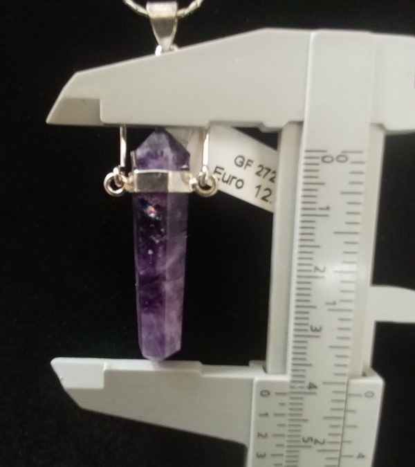 Amethyst Crystal Point Pendant #1 - Image 2