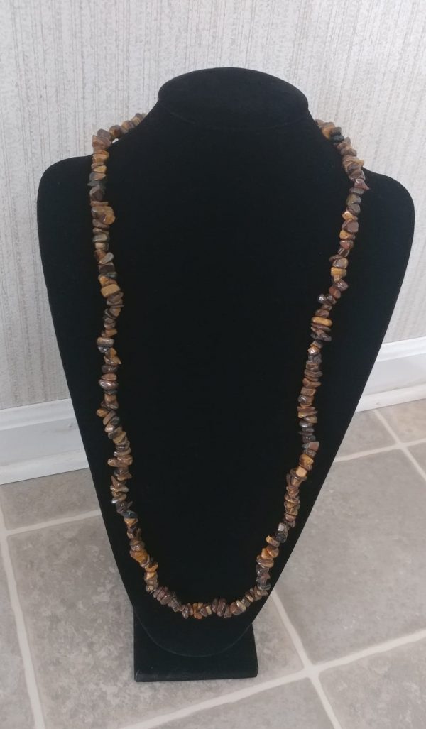 Tigers Eye Chip Necklace - Image 2