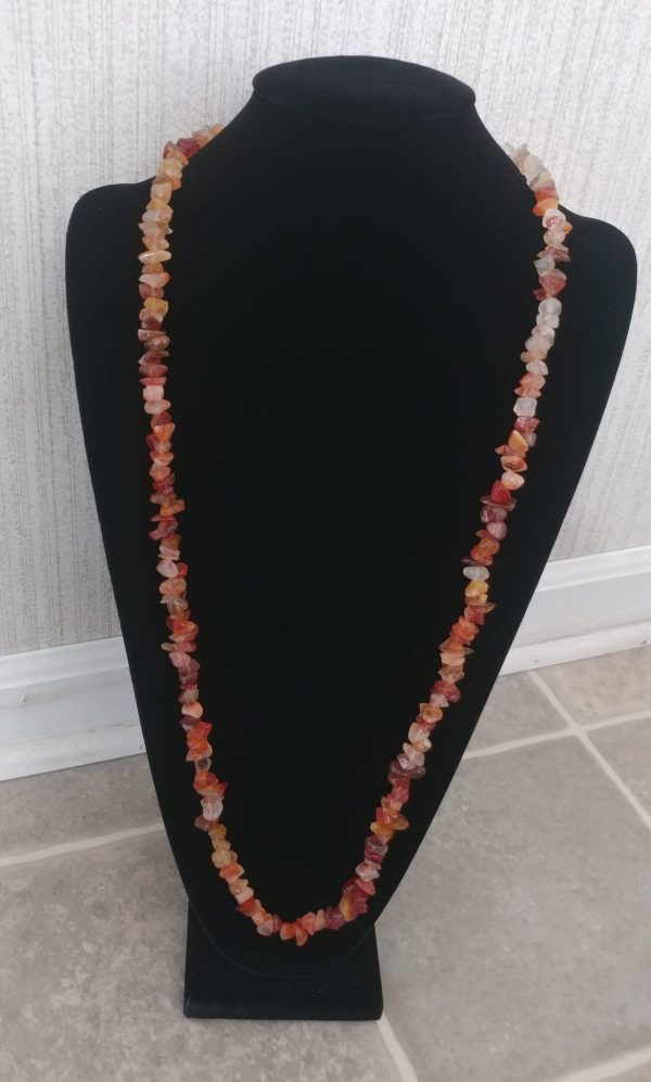 Carnelian Chip Necklace - Image 2