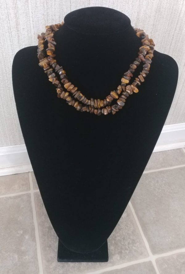 Tigers Eye Chip Necklace - Image 3