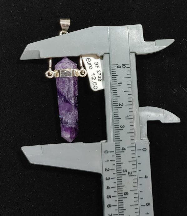 Amethyst Crystal Point Pendant #2 - Image 2