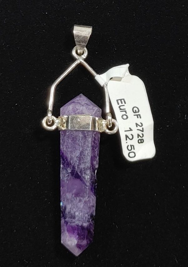 Amethyst Crystal Point Pendant #2