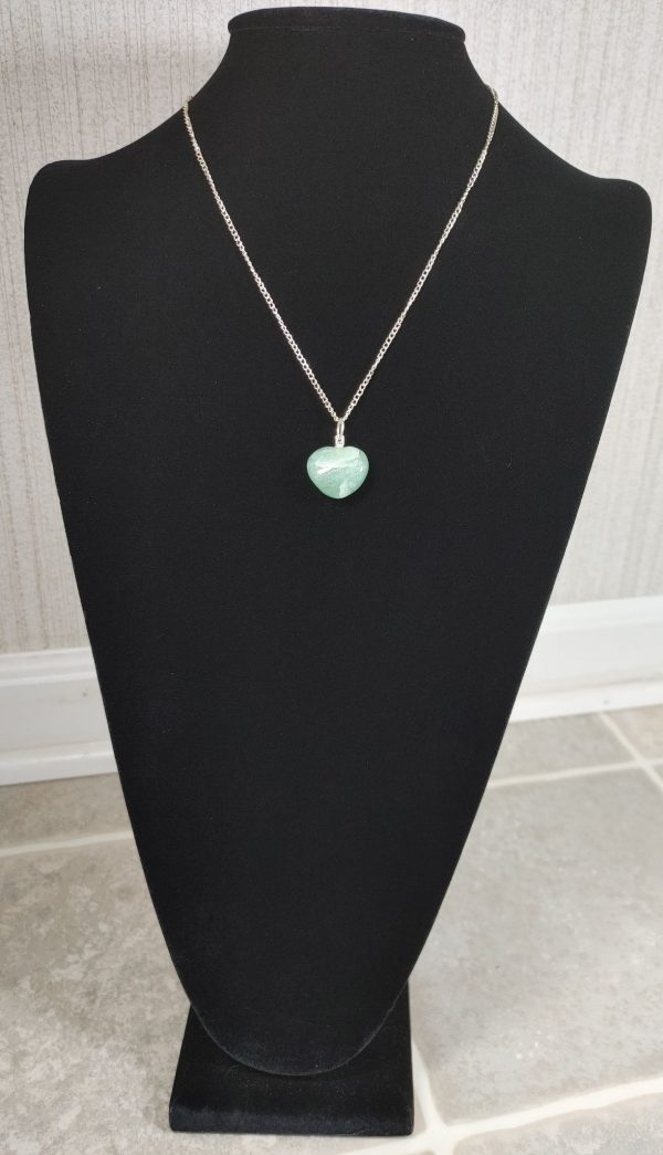 Fluorite Heart  Necklace #1