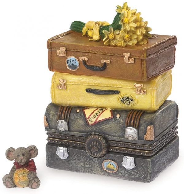 Boyds Bears Vintage Treasure Box - Rose's Travels with Gulliver McNibble