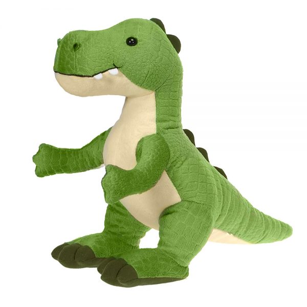 13" Green Embossed T-Rex