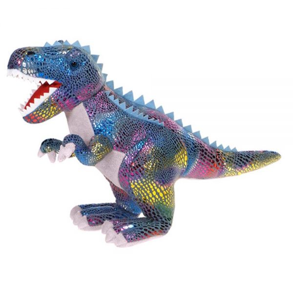 15" Blue Glitter T-Rex