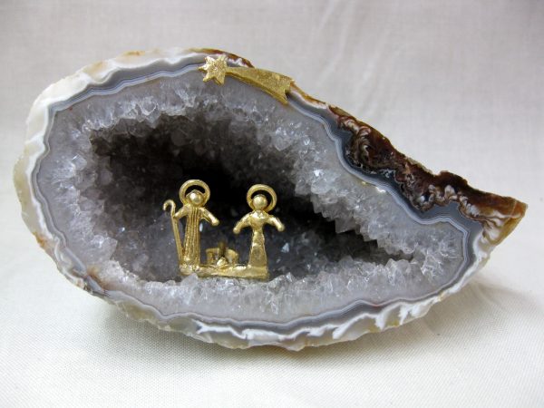 Genuine Brazil Nativity Geode For Sale #12