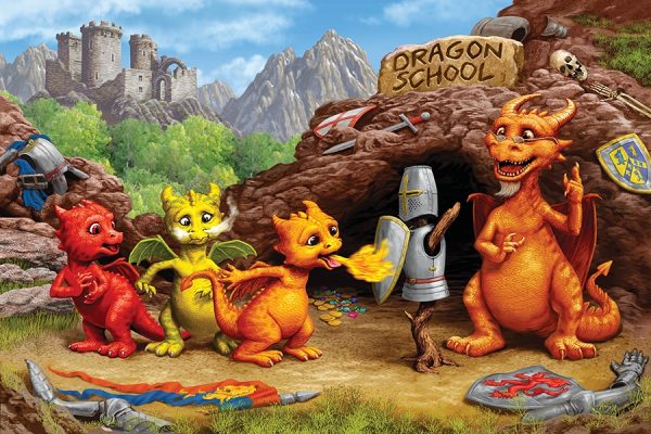 Dragon School Puzzle – 60 Pieces For Sale