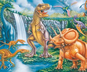 Dino Falls Puzzle-2 – 24 Pieces For Sale