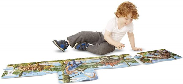 Dinosaur 4-in-1 Jumbo Linking Jigsaw Floor Puzzle -3 – 96 Pieces For Sale