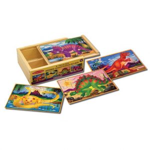 Dinosaur Jigsaw Puzzles in a Box For Sale