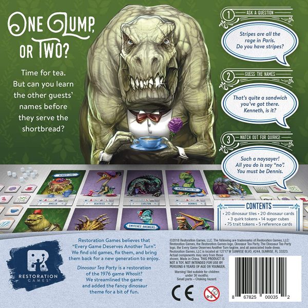 Dinosaur Tea Party Game - Image 2