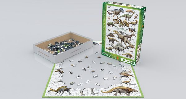 Dinosaurs of the Cretaceous Period Puzzle - 1000 Pieces - Image 2