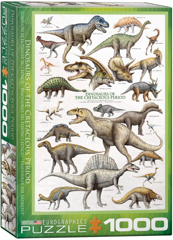 Dinosaurs of the Cretaceous Period Puzzle - 1000 Pieces