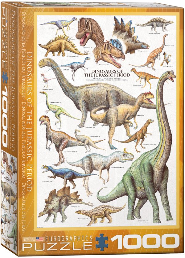 Dinosaurs of the Jurassic Period Puzzle - 1000 Pieces