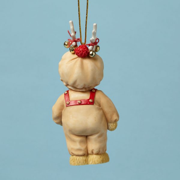 Cherished Teddies Bear Dressed as Reindeer Ornament Dated 2015 - Image 2