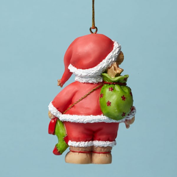 Cherished Teddies Merry Christmas Santa Ornament - Image 2