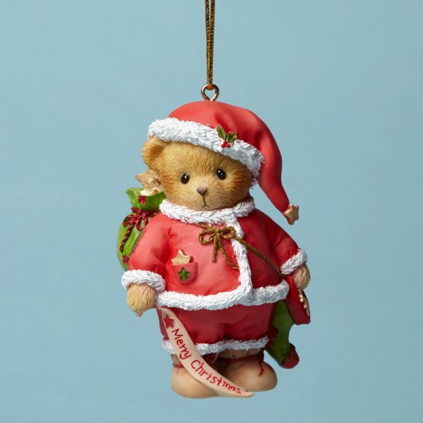 Cherished Teddies Merry Christmas Santa Ornament