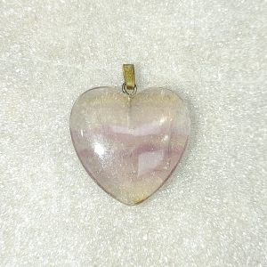 Genuine Fluorite Heart Pendant for Sale #10