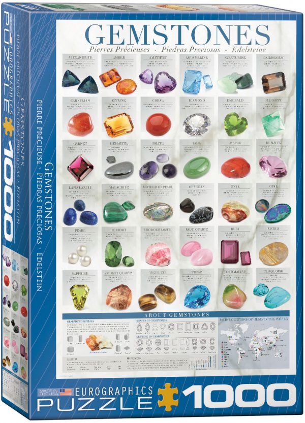 Gemstones Puzzle - 1000 Pieces