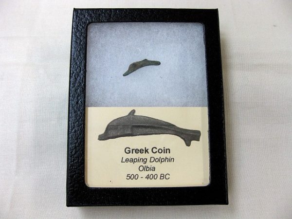 Genuine 500 – 400 BC in Age Ancient Greek Dolphin Coin From Olbia For Sale #10