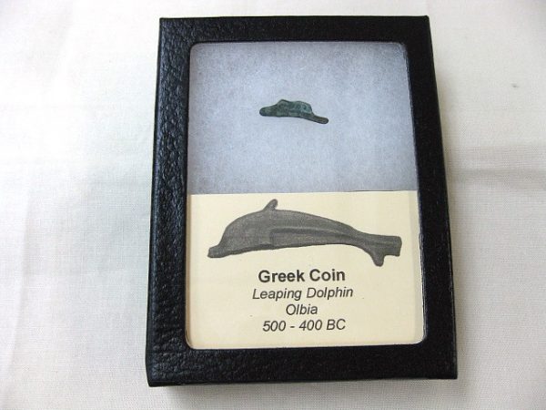 Genuine 500 – 400 BC in Age Ancient Greek Dolphin Coin From Olbia For Sale #16