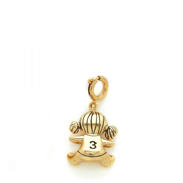 Growing Up Girls Age 3 Charm For Sale