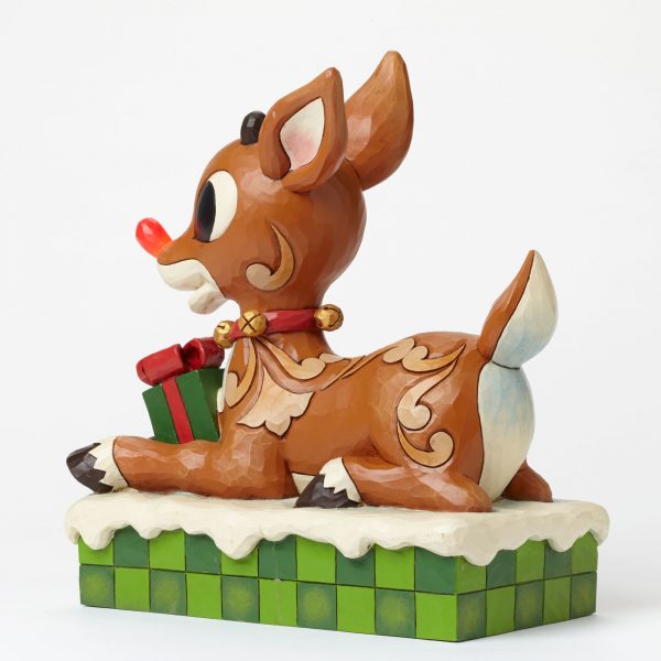 Large Rudolph with Lited Nose Collectible For Sale -3