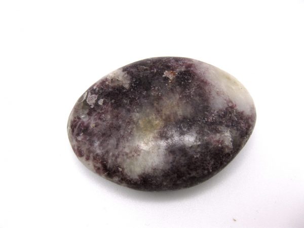 Genuine Lepidolite Metaphysical Mineral Palm Stone For Sale #1