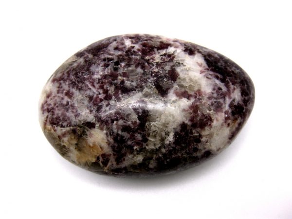 Genuine Lepidolite Metaphysical Mineral Palm Stone For Sale #10