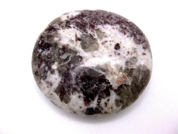 Genuine Lepidolite Metaphysical Mineral Palm Stone For Sale #12