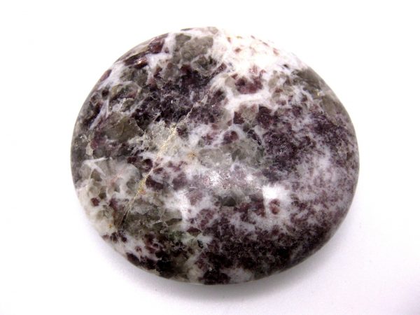 Genuine Lepidolite Metaphysical Mineral Palm Stone For Sale #12a