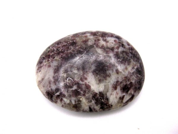 Genuine Lepidolite Metaphysical Mineral Palm Stone For Sale #2