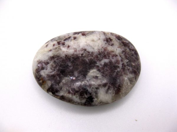 Genuine Lepidolite Metaphysical Mineral Palm Stone For Sale #2a