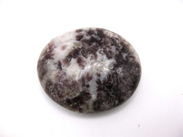 Genuine Lepidolite Metaphysical Mineral Palm Stone For Sale #3