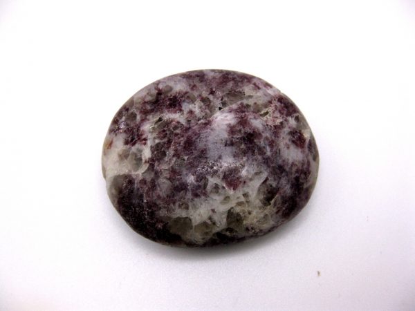 Genuine Lepidolite Metaphysical Mineral Palm Stone For Sale #5