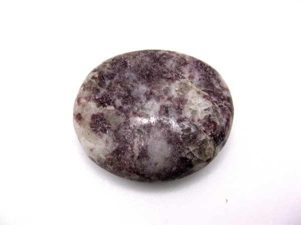 Genuine Lepidolite Metaphysical Mineral Palm Stone For Sale #5a