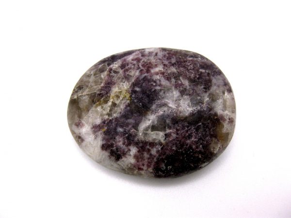 Genuine Lepidolite Metaphysical Mineral Palm Stone For Sale #7