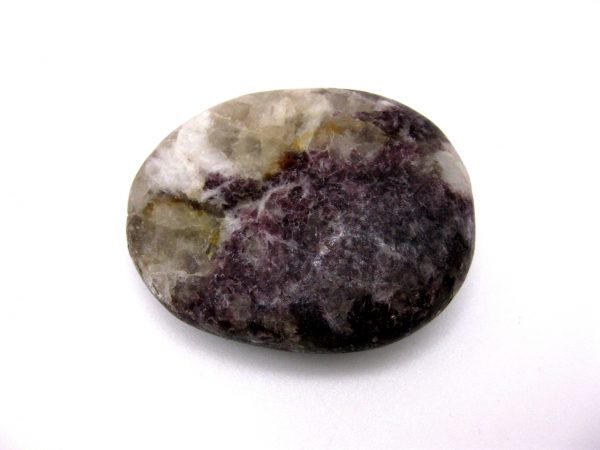 Genuine Lepidolite Metaphysical Mineral Palm Stone For Sale #7a