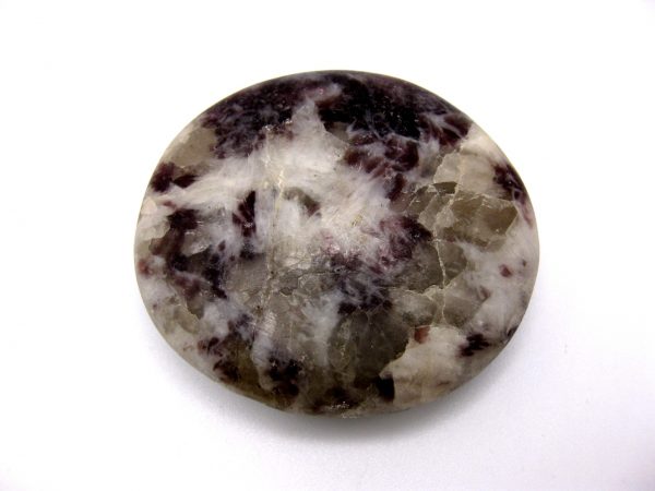 Genuine Lepidolite Metaphysical Mineral Palm Stone For Sale #8a