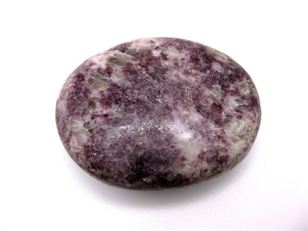 Genuine Lepidolite Metaphysical Mineral Palm Stone For Sale #9