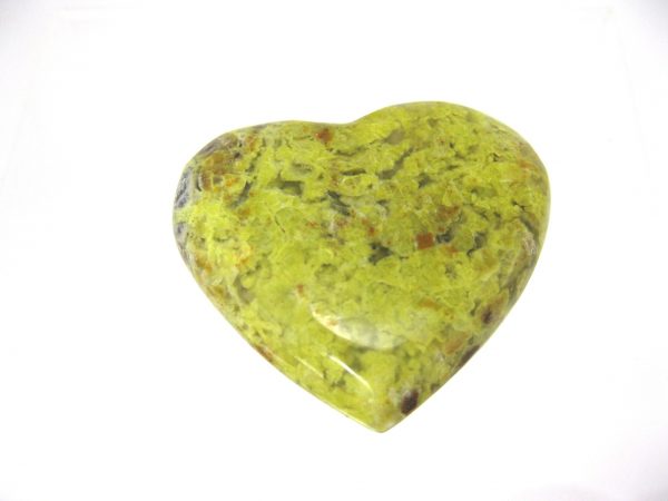 Genuine Green Opal Metaphysical Polished Mineral Heart from Madagascar for Sale. #12