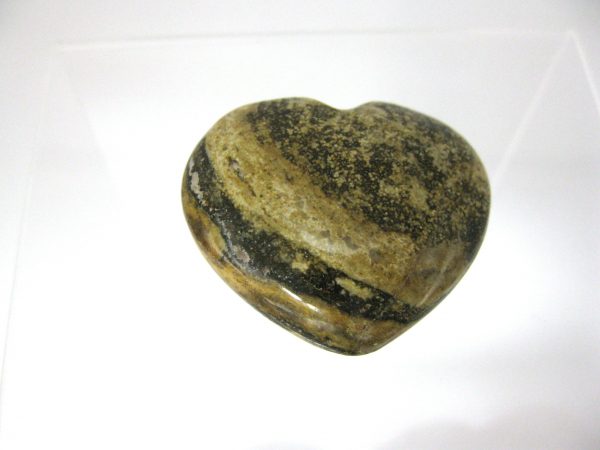 Genuine Ocean Jasper Metaphysical Polished Mineral Heart from Madagascar for Sale #1