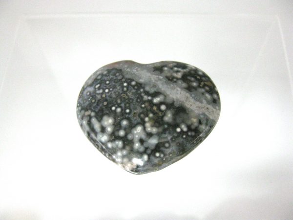 Genuine Ocean Jasper Metaphysical Polished Mineral Heart from Madagascar for Sale #10