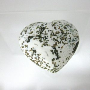 Genuine Ocean Jasper Metaphysical Polished Mineral Heart from Madagascar for Sale #12