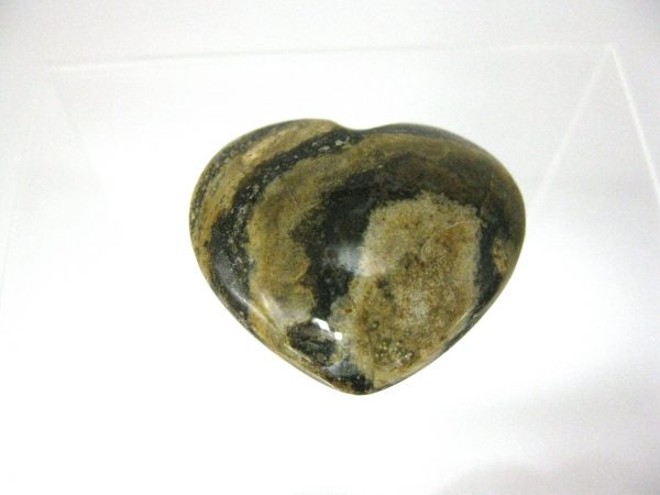 Genuine Ocean Jasper Metaphysical Polished Mineral Heart from Madagascar for Sale #1a