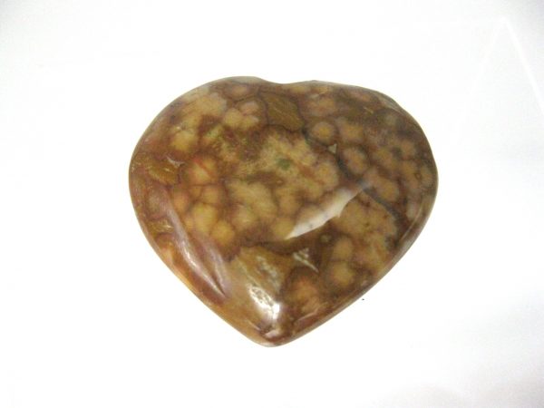 Genuine Ocean Jasper Metaphysical Polished Mineral Heart from Madagascar for Sale #5a