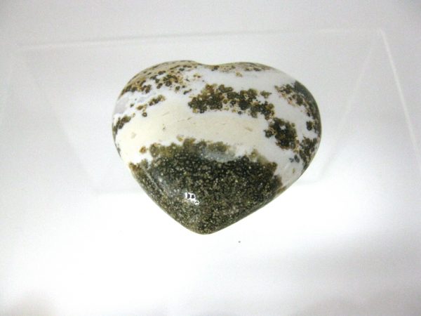 Genuine Ocean Jasper Metaphysical Polished Mineral Heart from Madagascar for Sale #6a